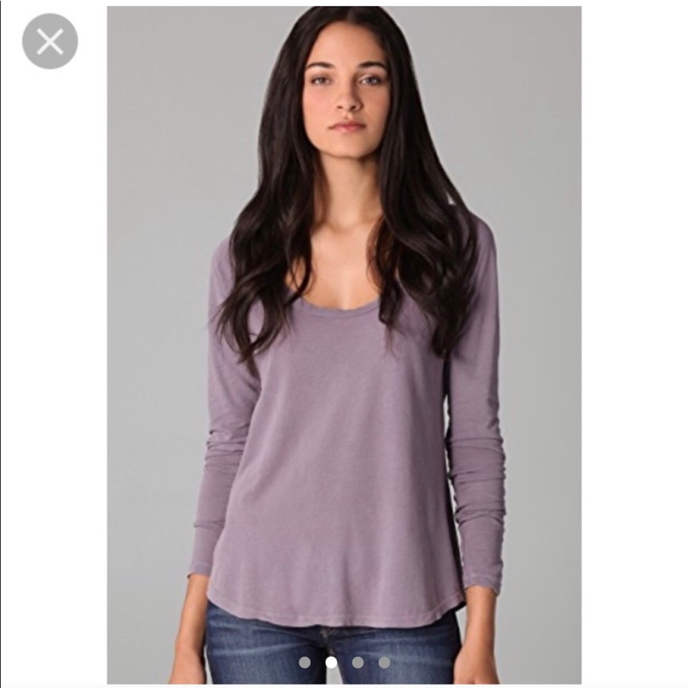 JAMES PERSE LAVENDER TOP